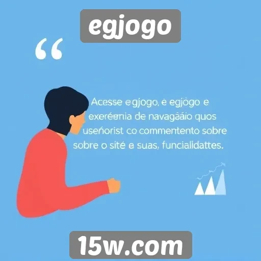 Experiência de navegação no site egjogo e feedback dos usuários