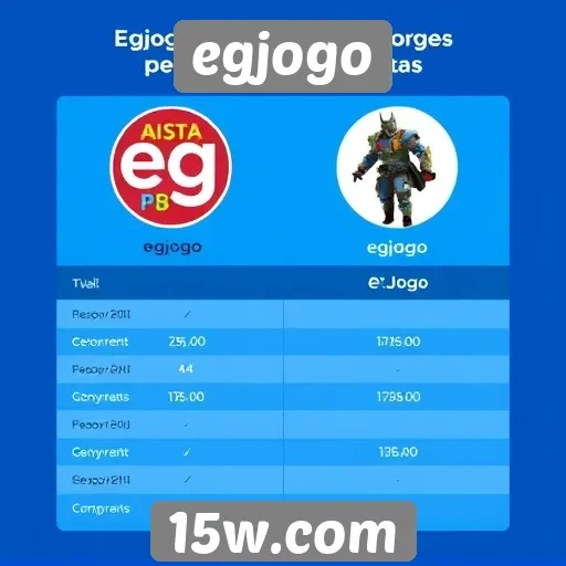 Comparação de preços entre egjogo e concorrentes