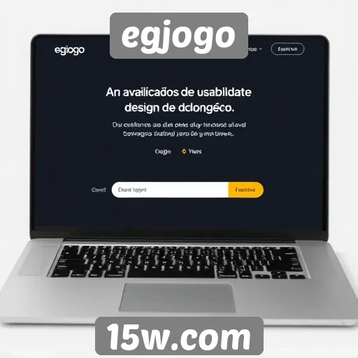 Avaliação de usabilidade e design do site egjogo