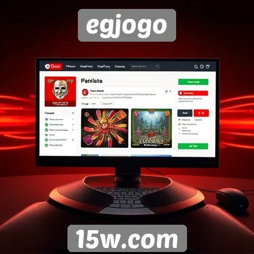 Análise da interface do usuário no site egjogo